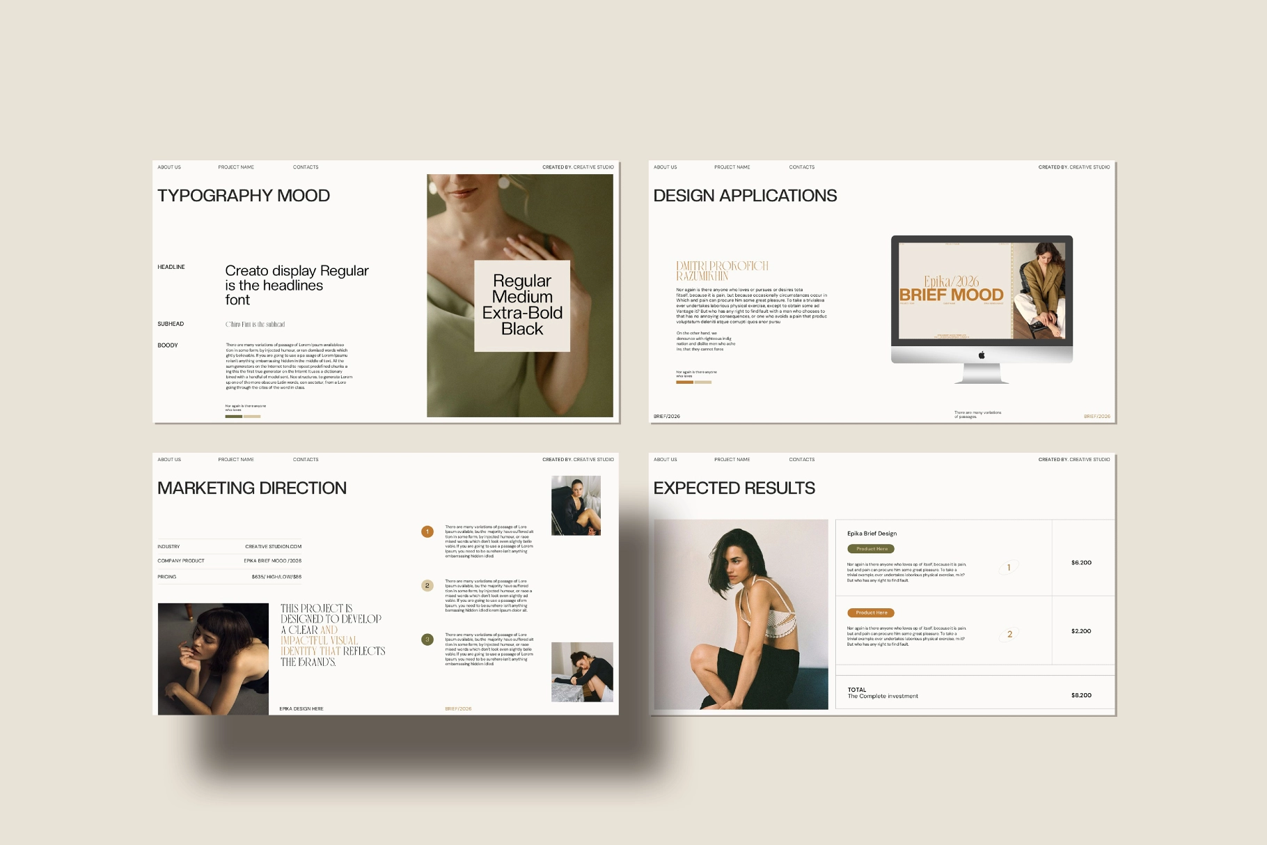 Epika/2026 Brief Mood Presentation Template