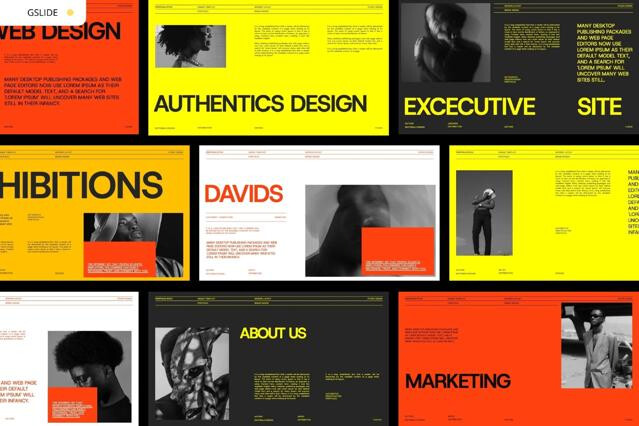 Davids - Brand Portfolio Google Slides Template
