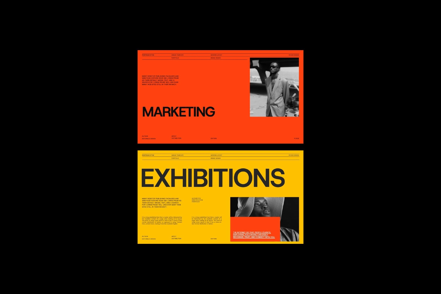 Keynote Template for Brand Portfolio – Davids