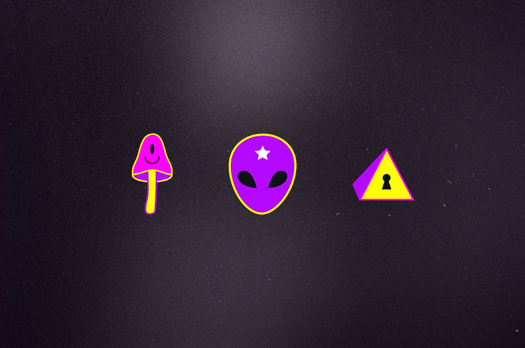 30 Acid Funny Retro Stickers