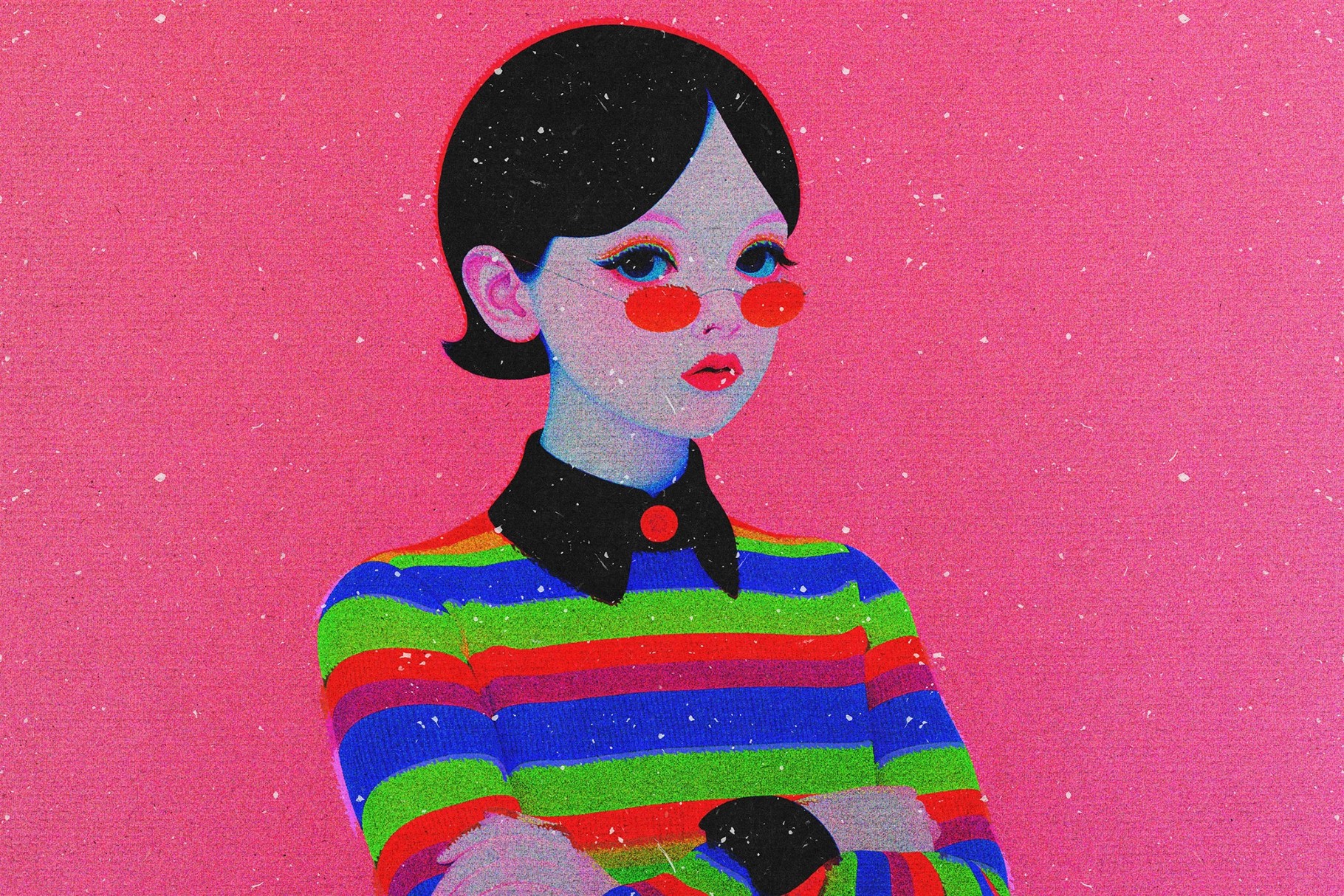 Vintage Press Print Effect