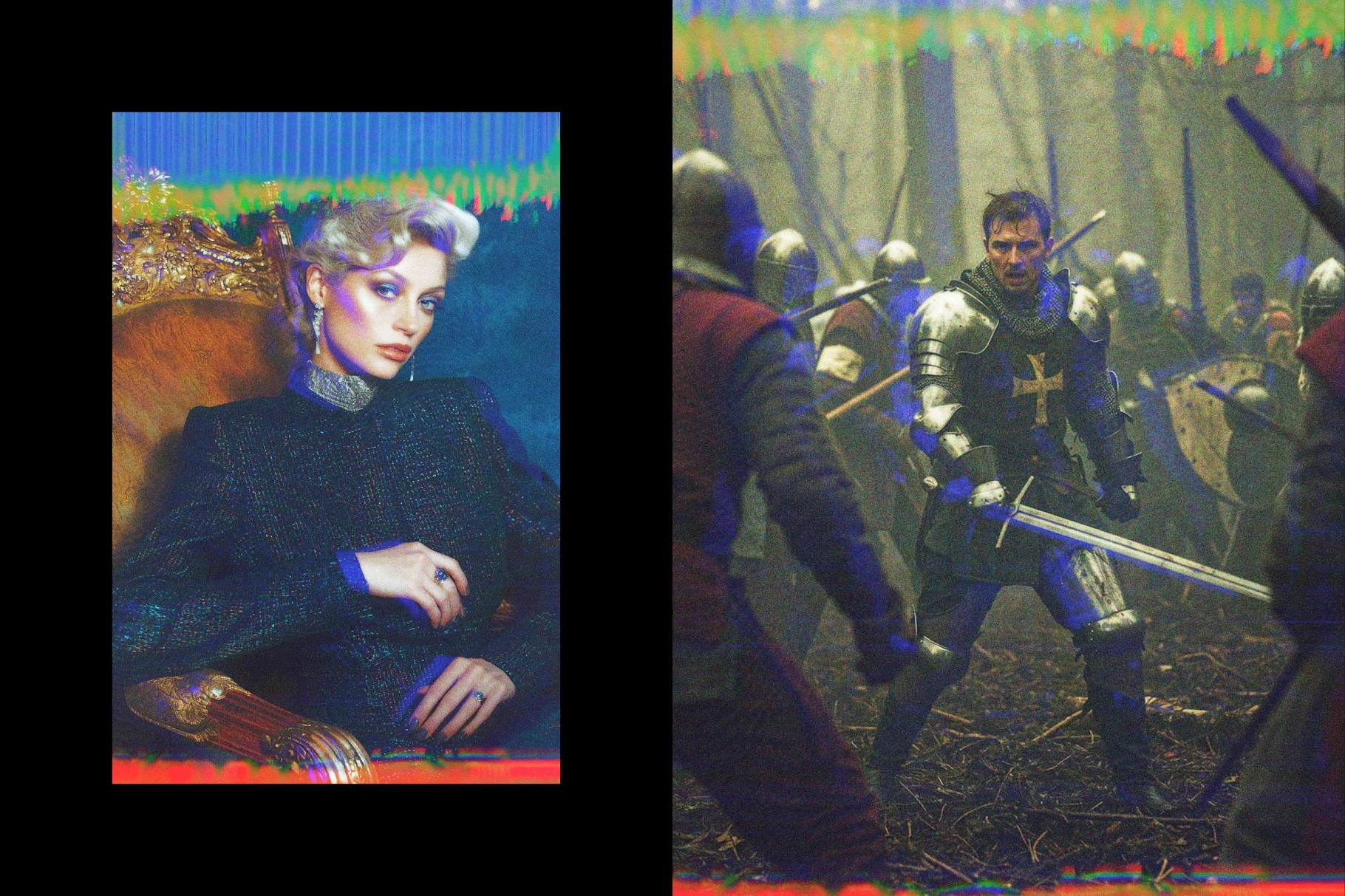 Broken Television Photo Effect