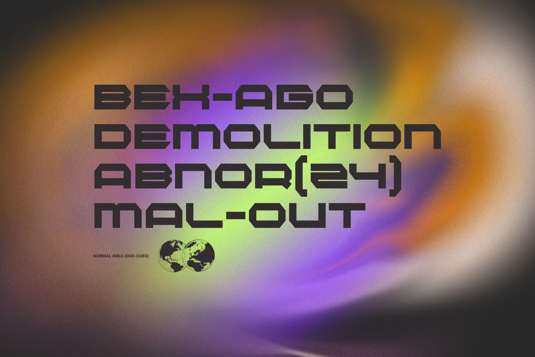 Bexago - Geometric Futuristic Font