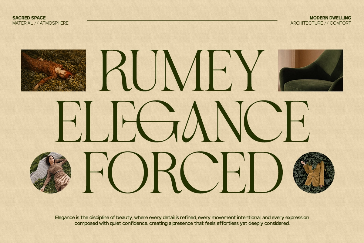 GC Begia - Modern Luxury Typeface