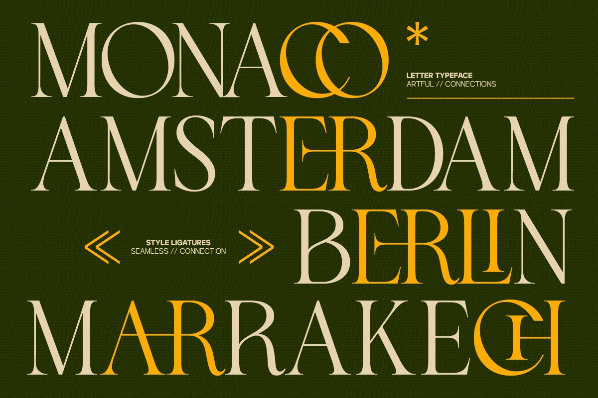 GC Begia - Modern Luxury Typeface