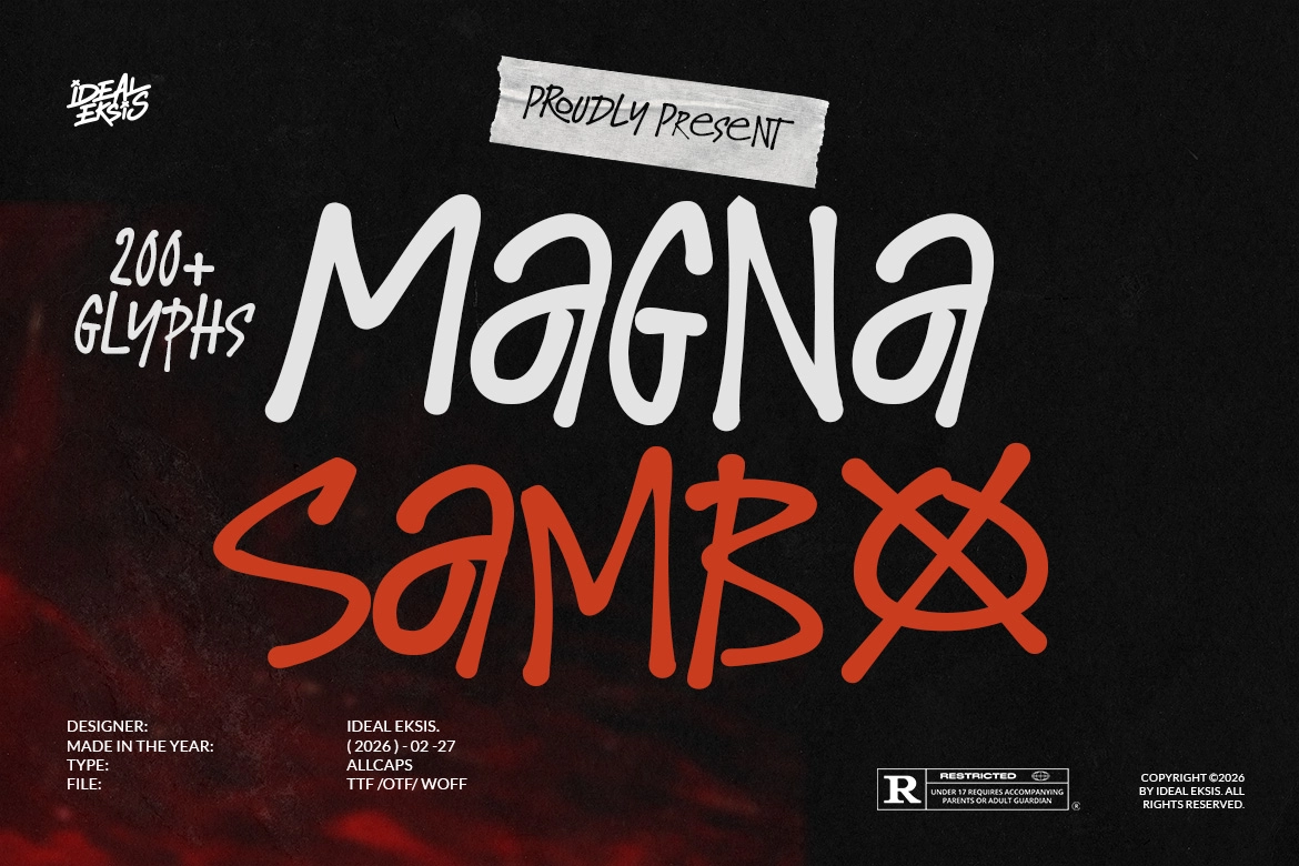 Magna Sambo - Graffiti Handwritten Font