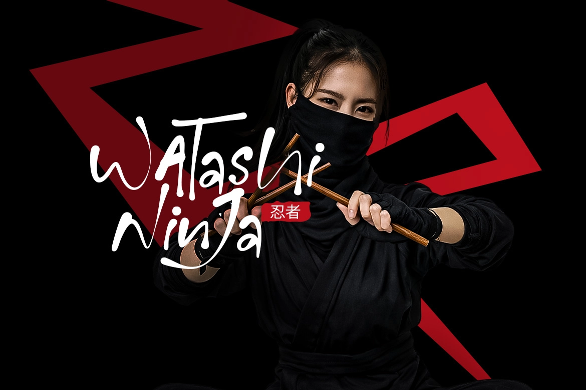 Jambie - Japanese Brush Font