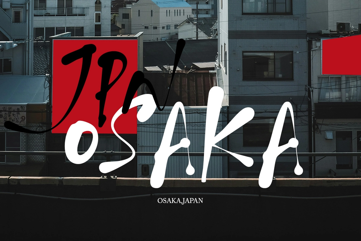 Jambie - Japanese Brush Font