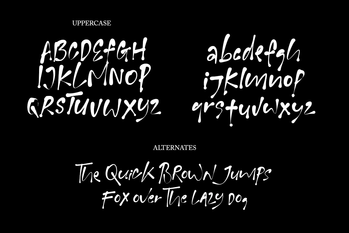 Jambie - Japanese Brush Font