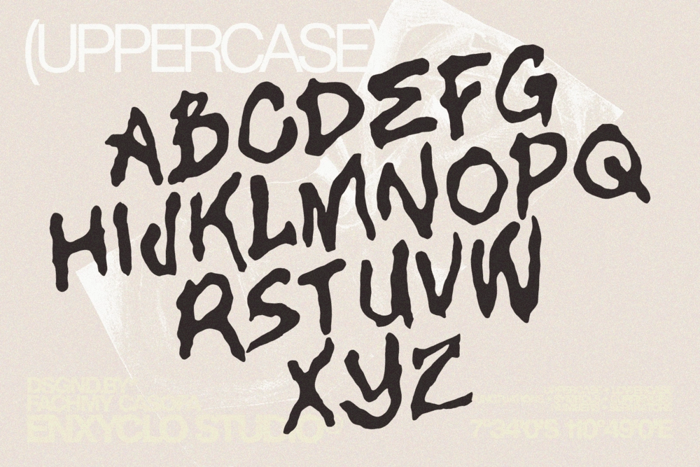 Enghola - Urban Graffiti Brush Font