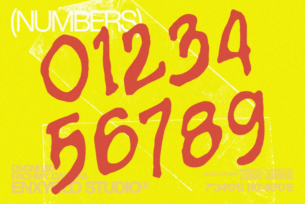 Enghola - Urban Graffiti Brush Font