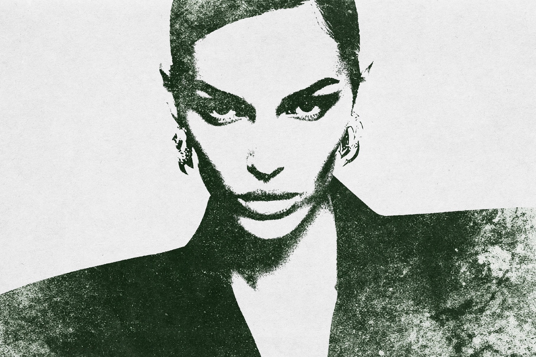 Grunge Print Photo Effect