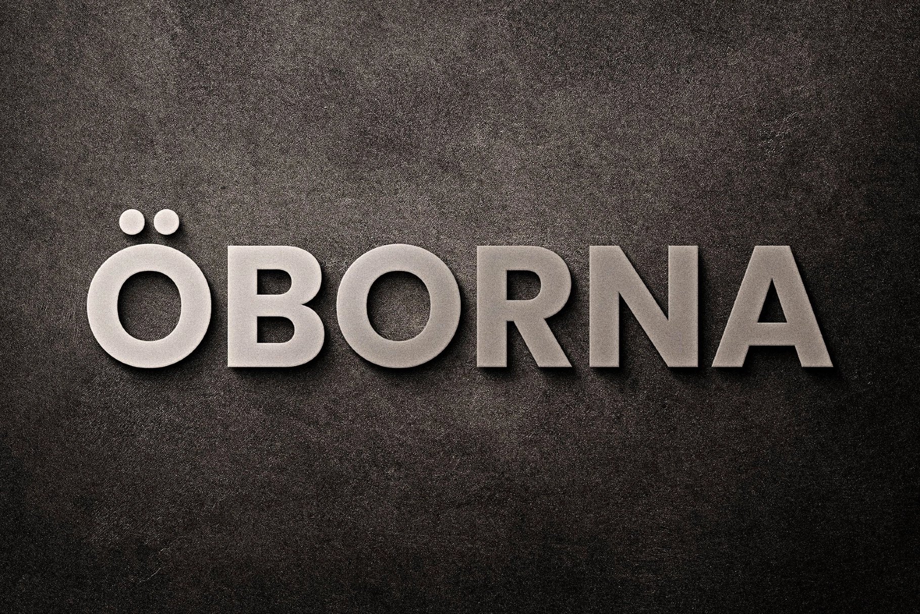 Copper Signboard Logo Mockup