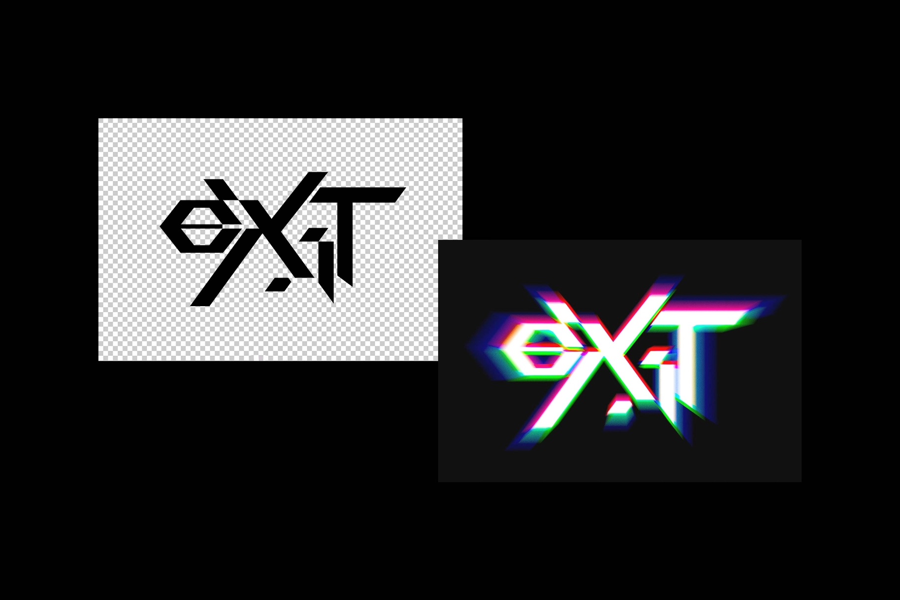 Radial Blurred Text Effect