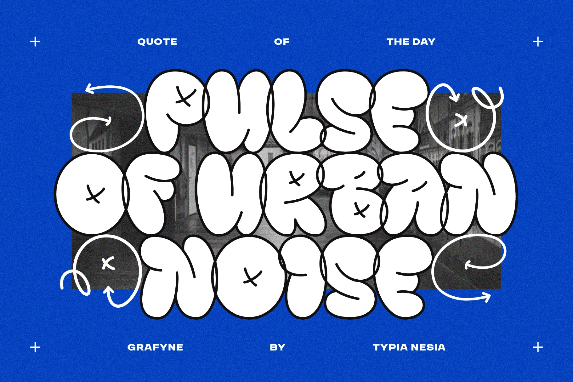 Grafyne - Balloon Graffiti Font