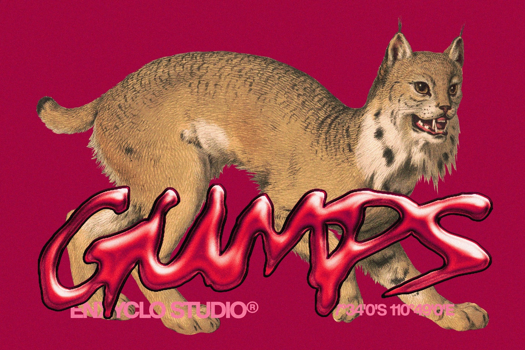 Gumps Over - Messy Brush Font