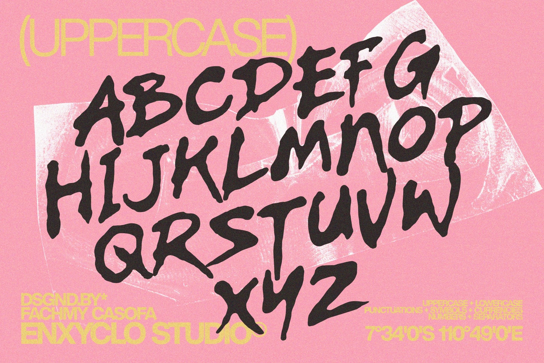 Gumps Over - Messy Brush Font