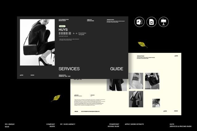 Huys Services & Pricing Guide Template