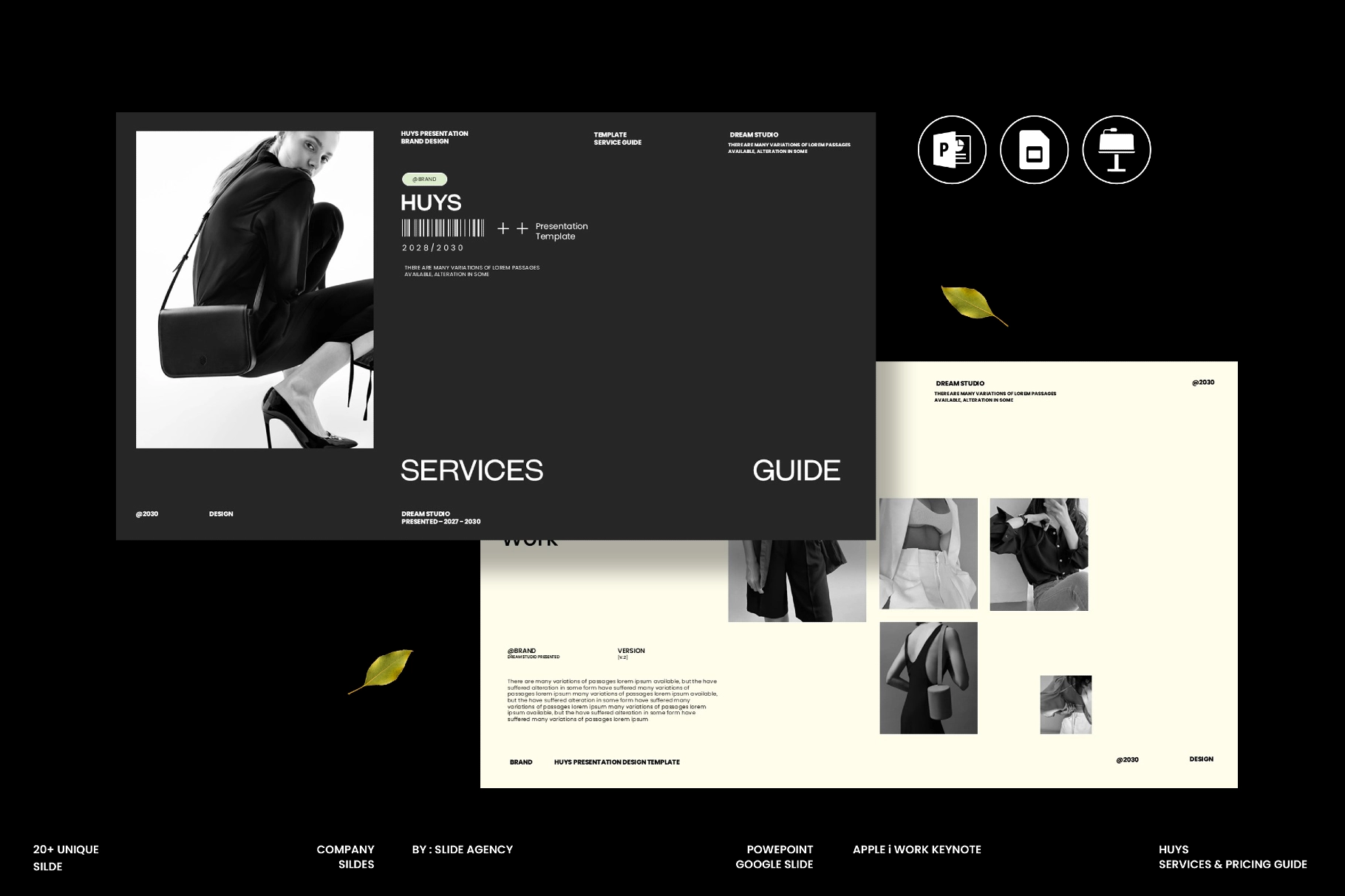 Huys Services & Pricing Guide Template