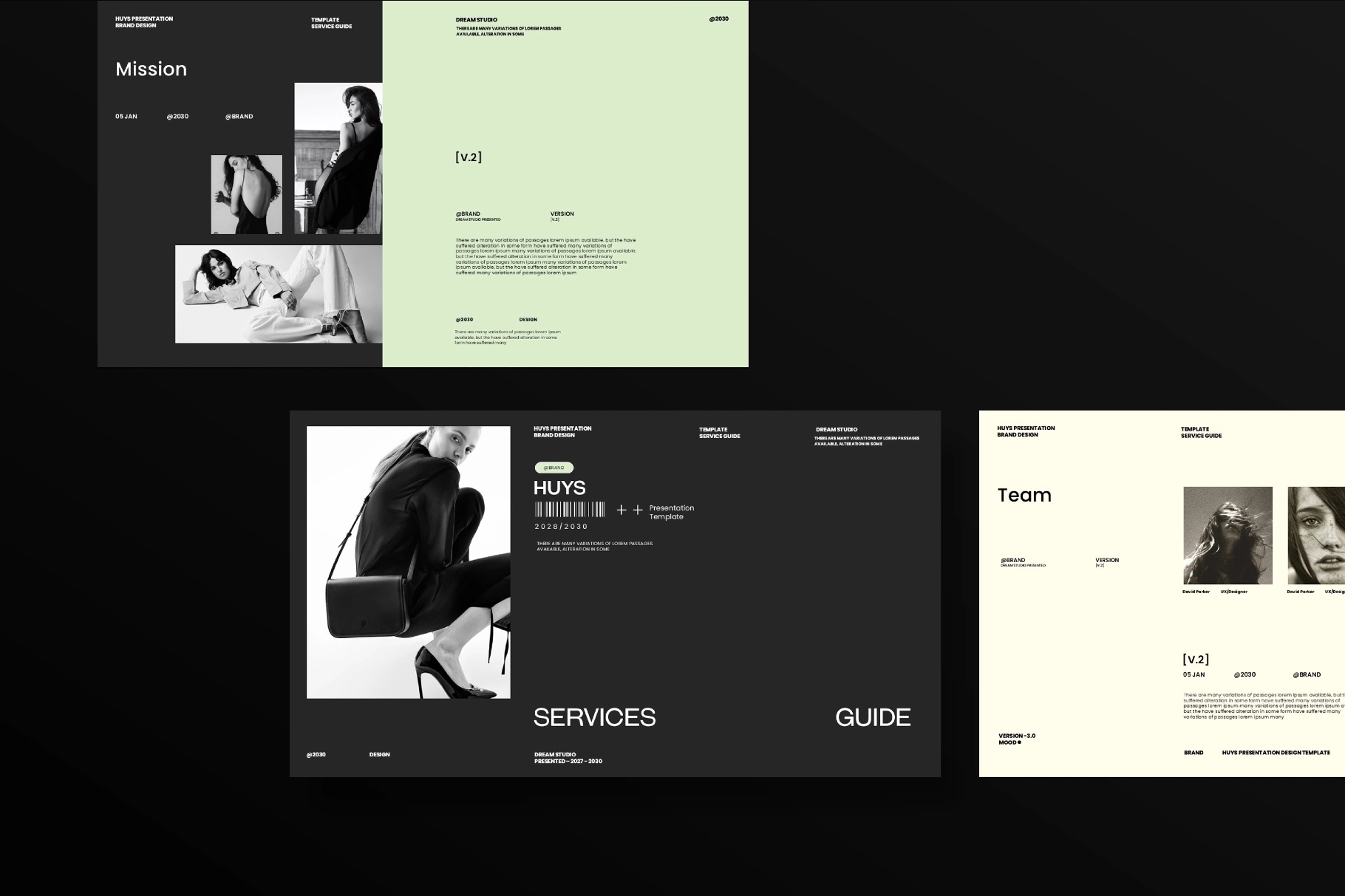 Huys Services & Pricing Guide Template