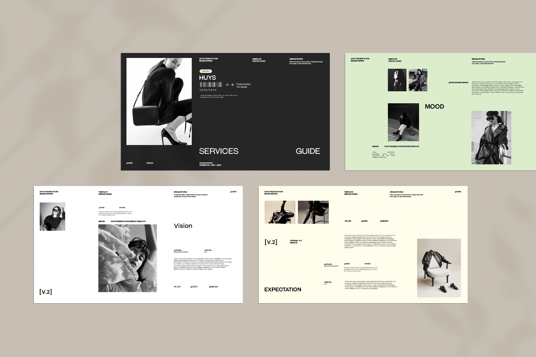 Huys Services & Pricing Guide Template