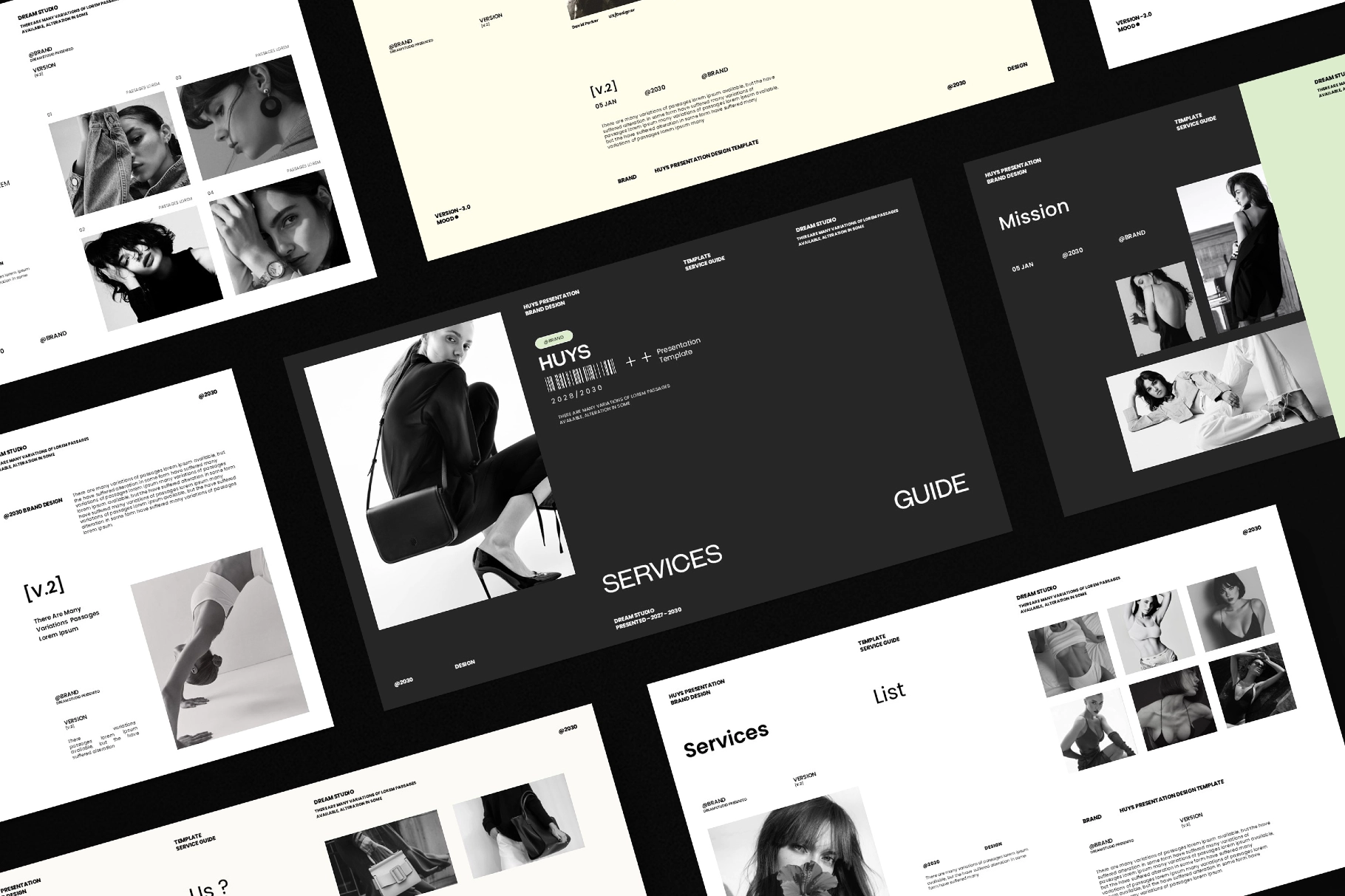 Huys Services & Pricing Guide Template