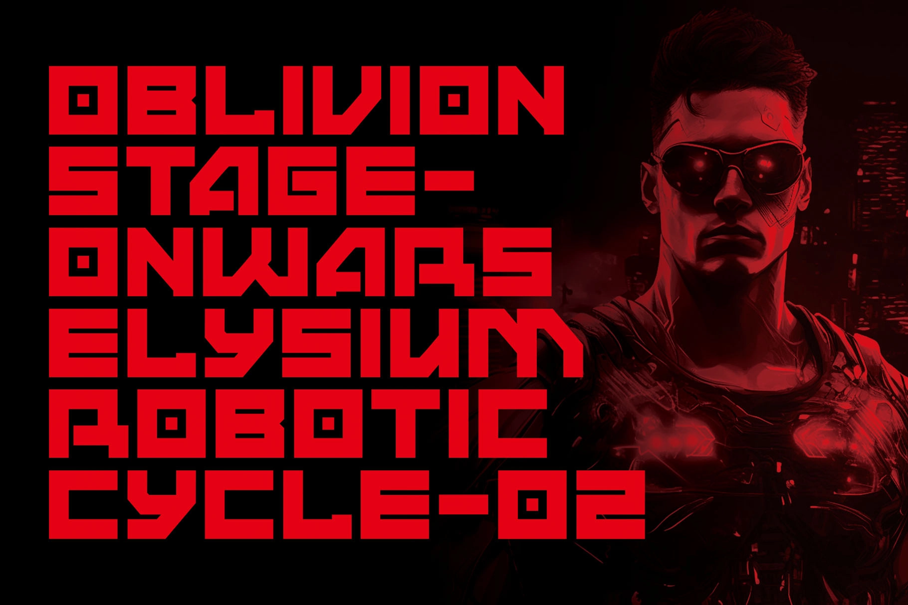 Andmorey - Futuristic Display Font