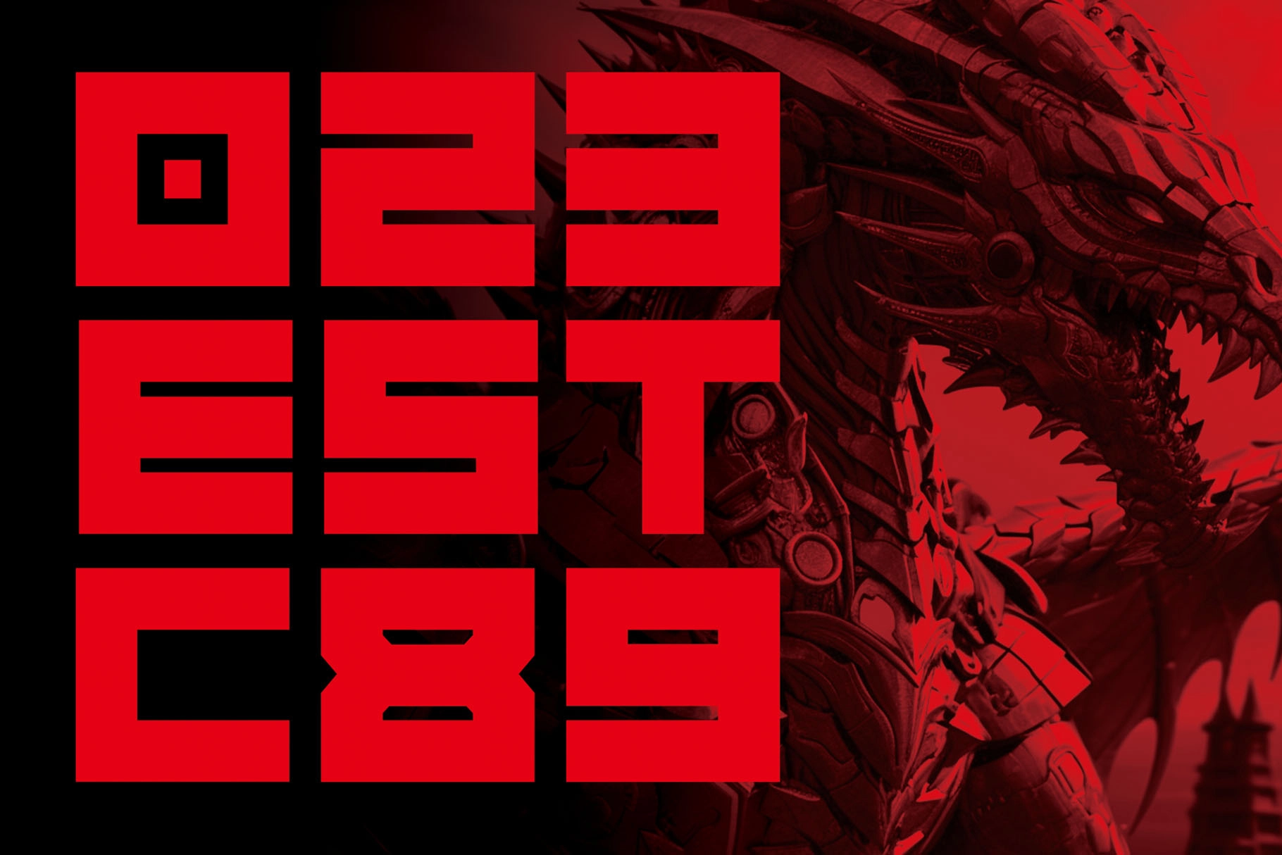 Andmorey - Futuristic Display Font