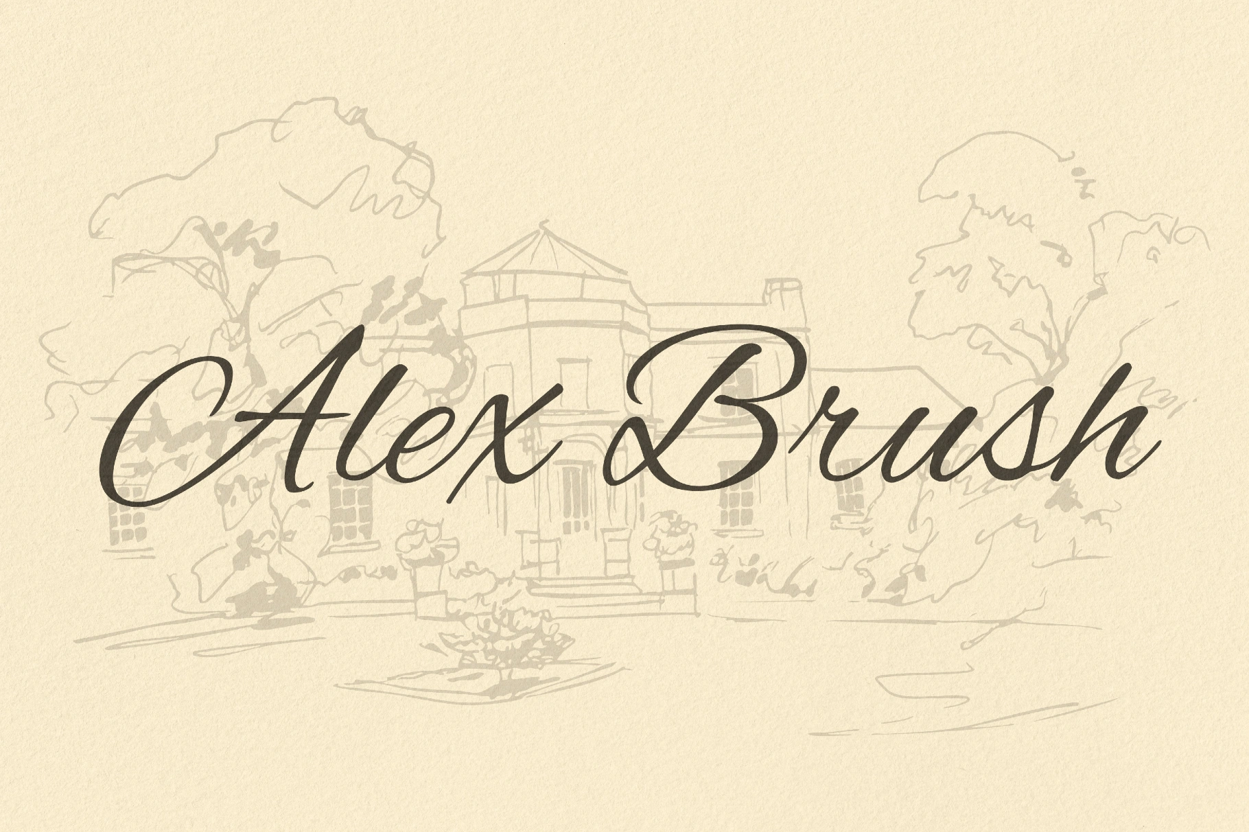 Alex Brush Font