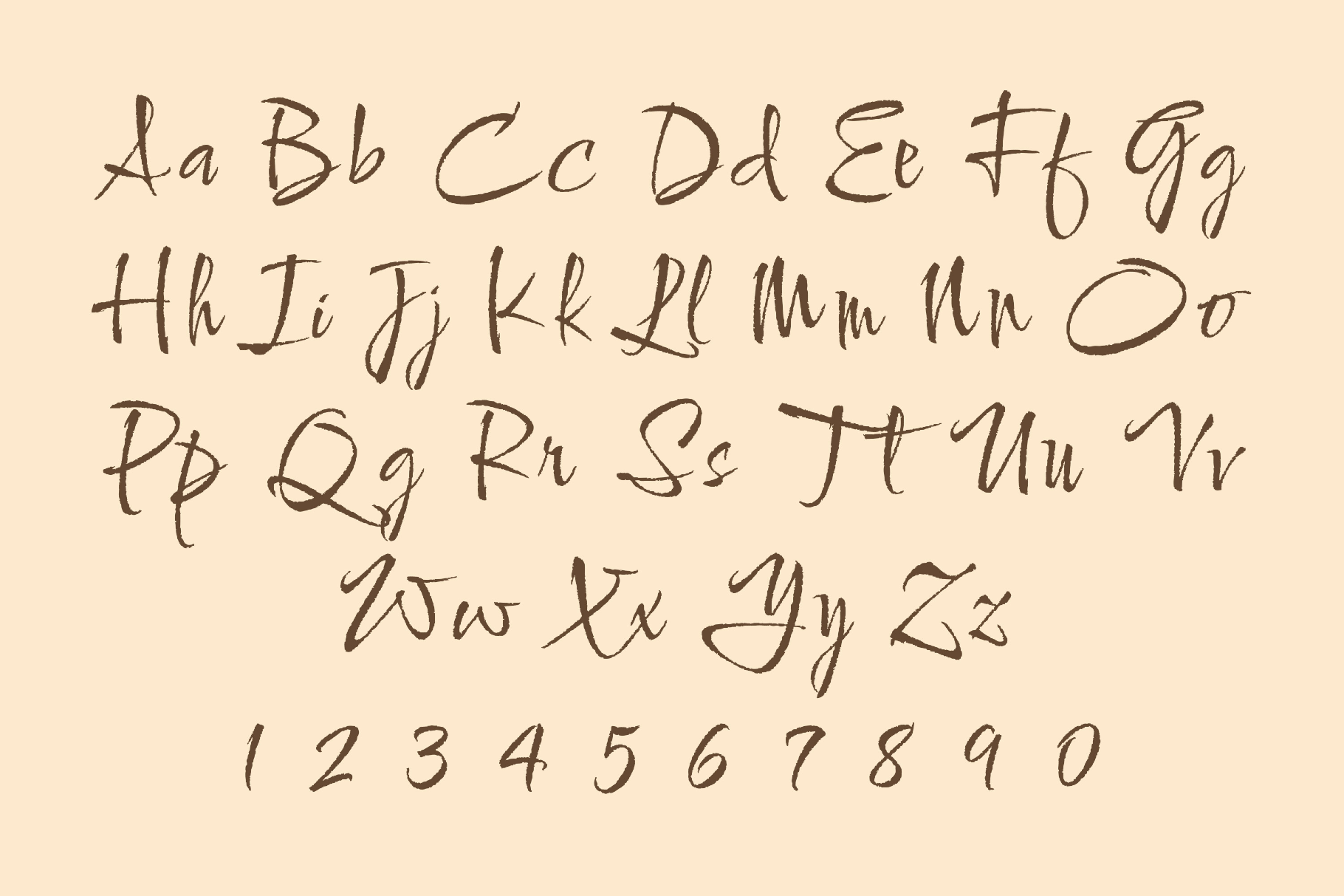 Comforter Signature Font