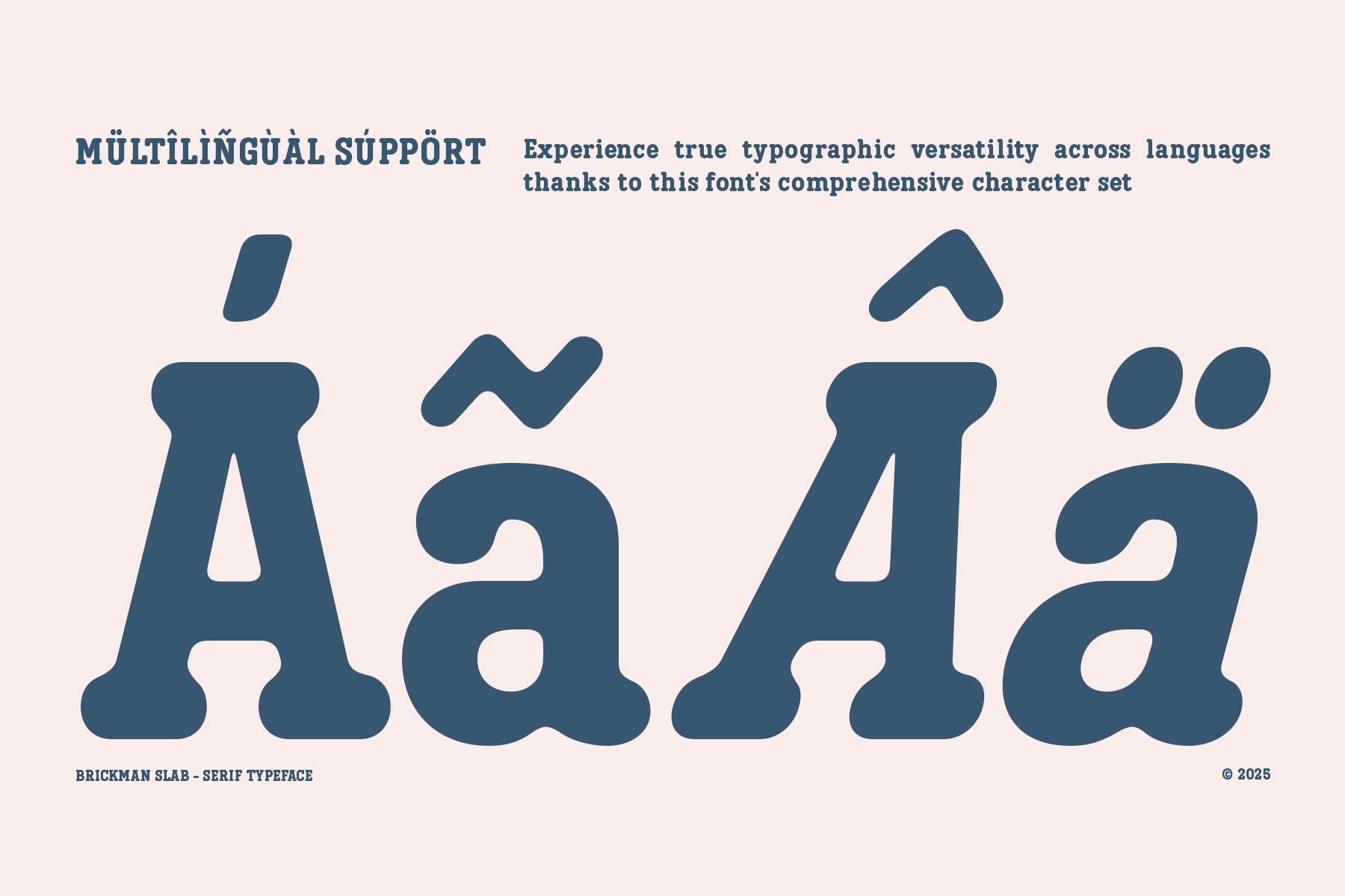 Brickman - Bold Slab Serif Typeface