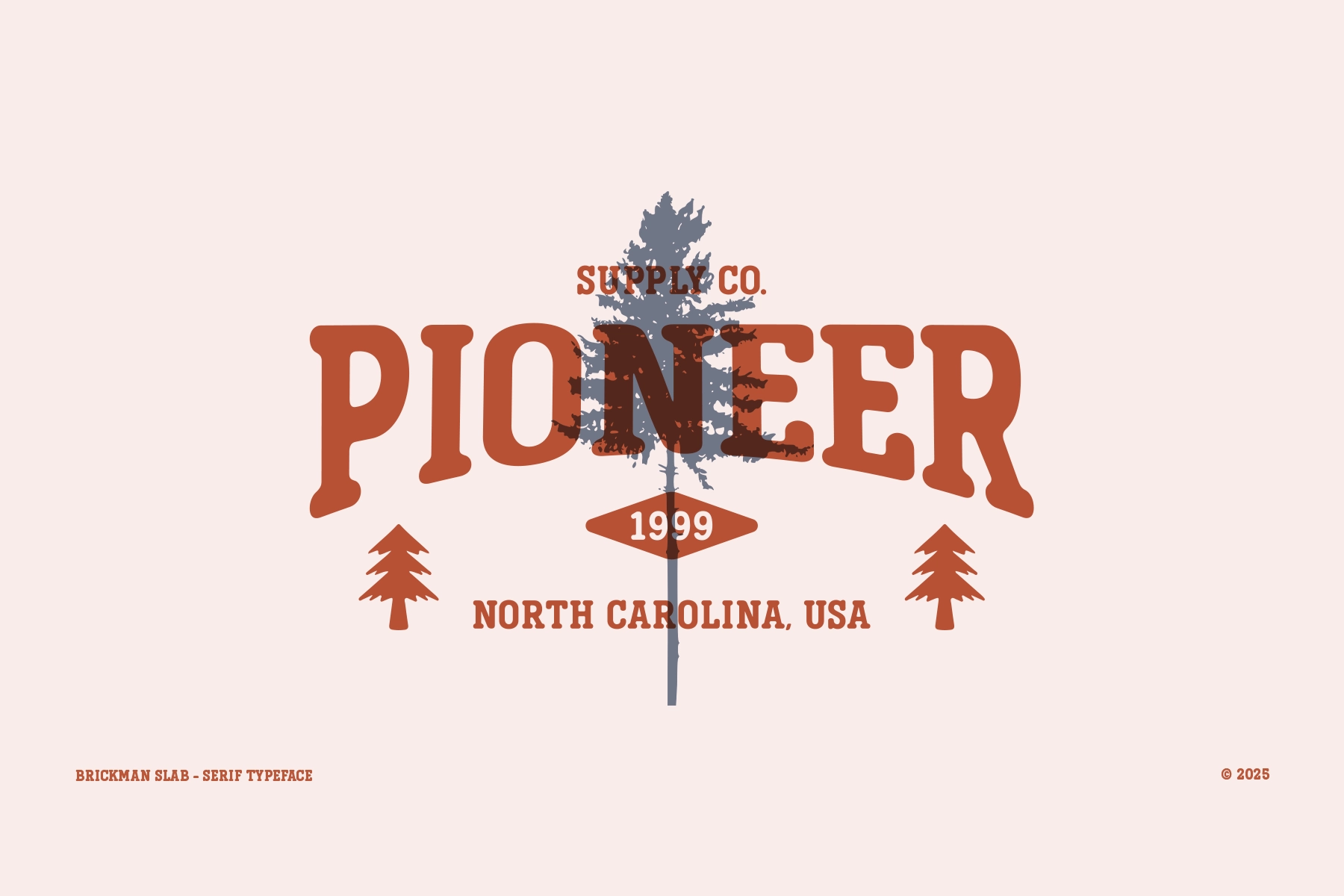 Brickman - Bold Slab Serif Typeface