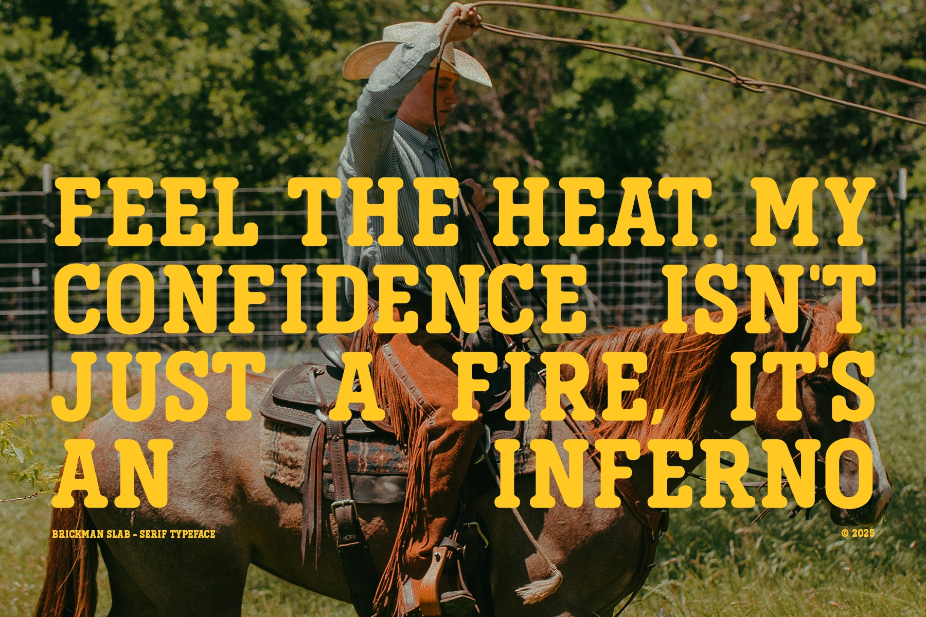 Brickman - Bold Slab Serif Typeface