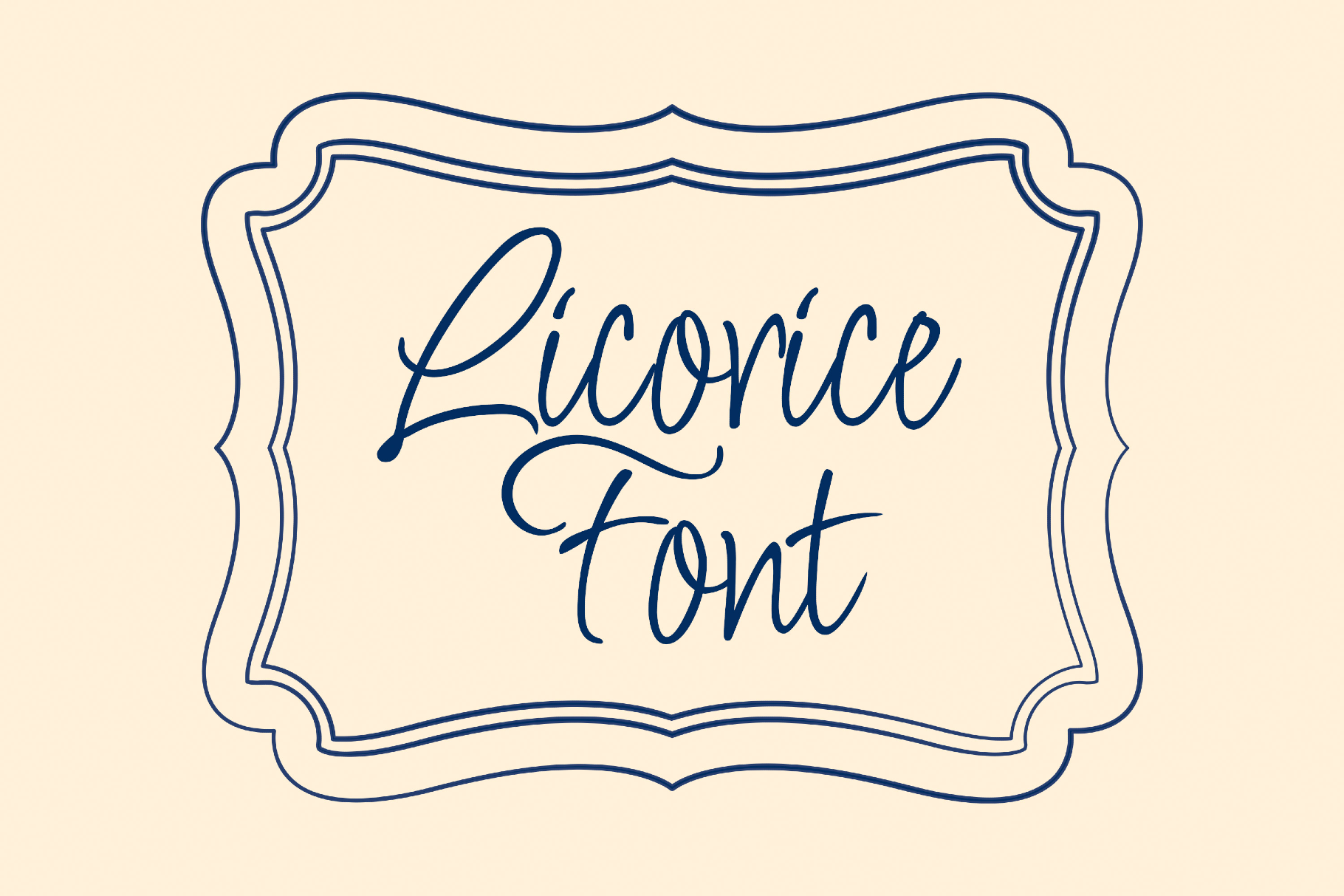 Licorice Font