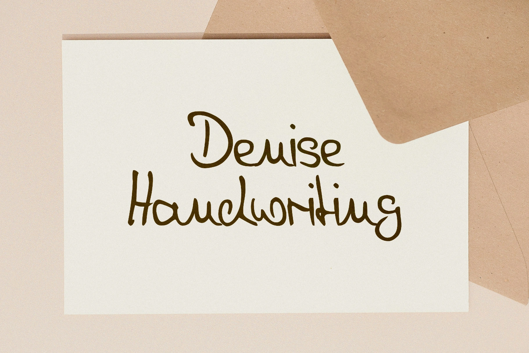 Denise Handwriting Font