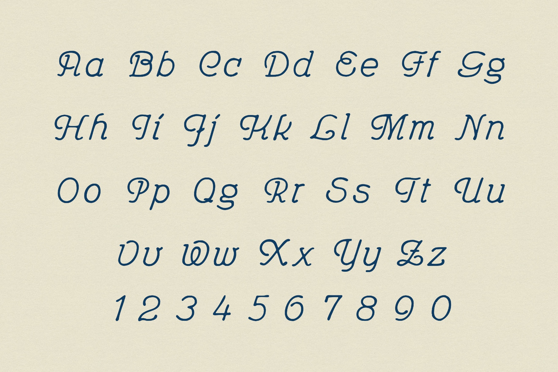 Feronia — Art Nouveau Signature Font