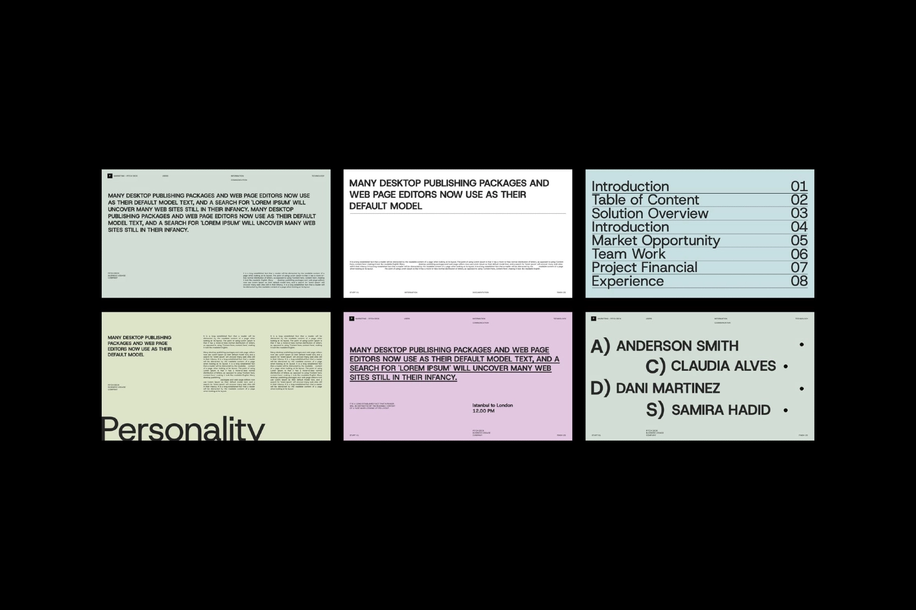 Marketing Pitch Deck Google Slides Template