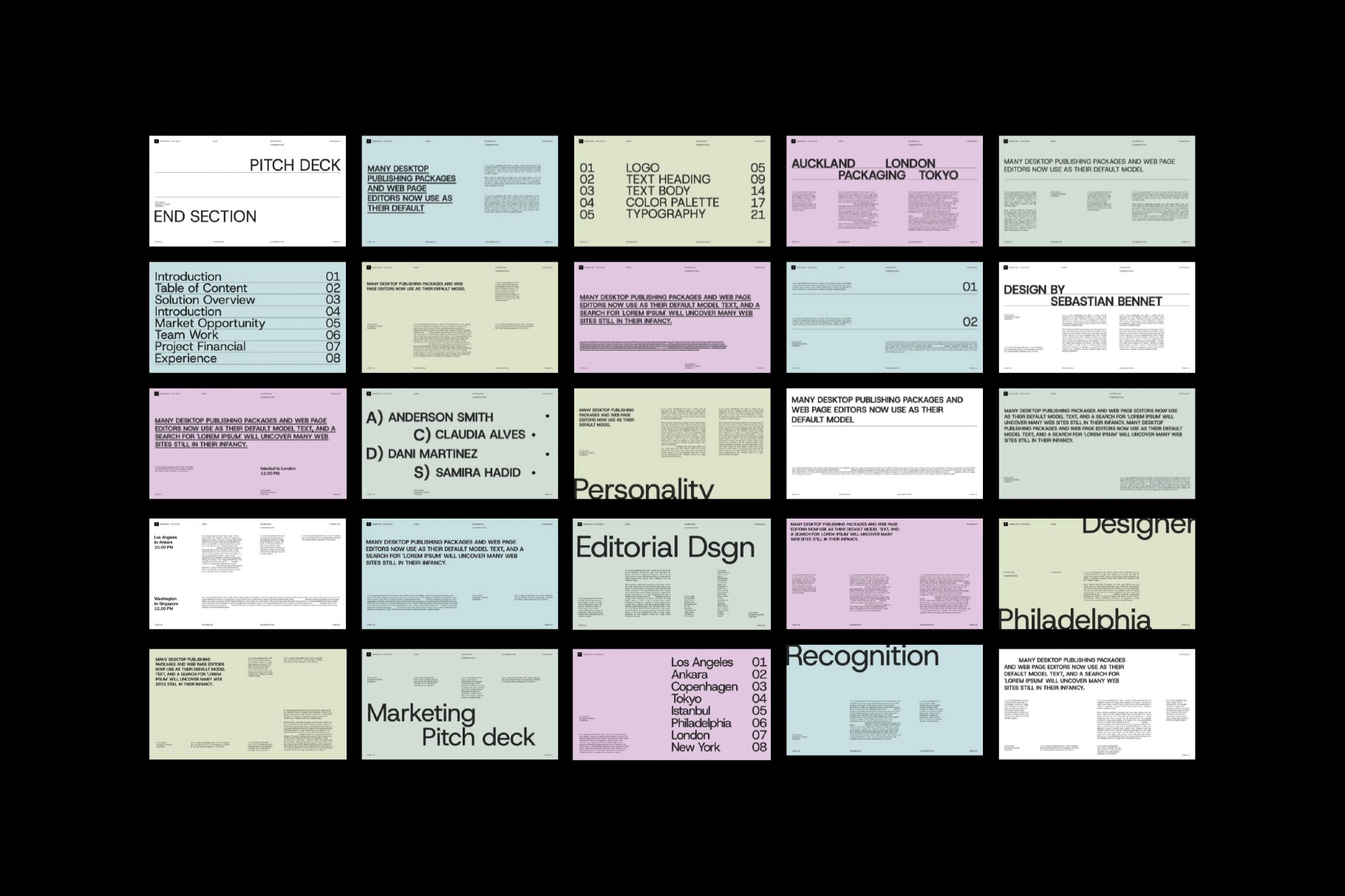 Marketing Pitch Deck Google Slides Template