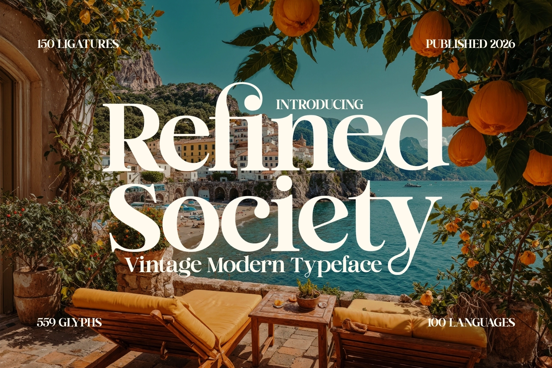 Refined Society - Elegant Vintage Serif Font