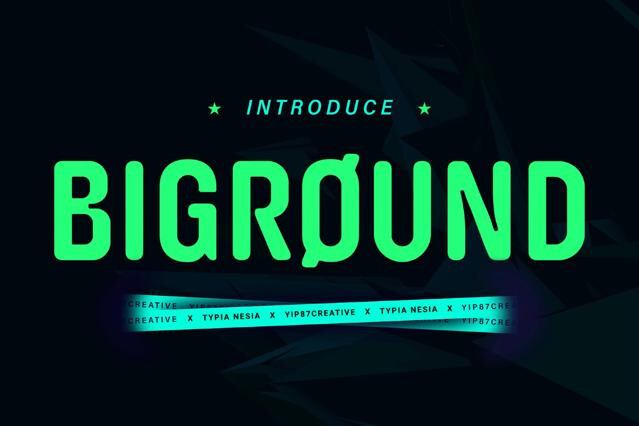 Biground - Modern Bold Rounded Sans