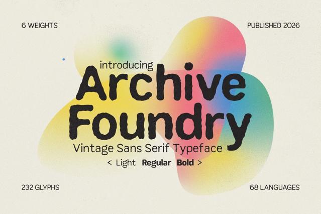 Archive Foundry - Vintage Hand Drawn Font
