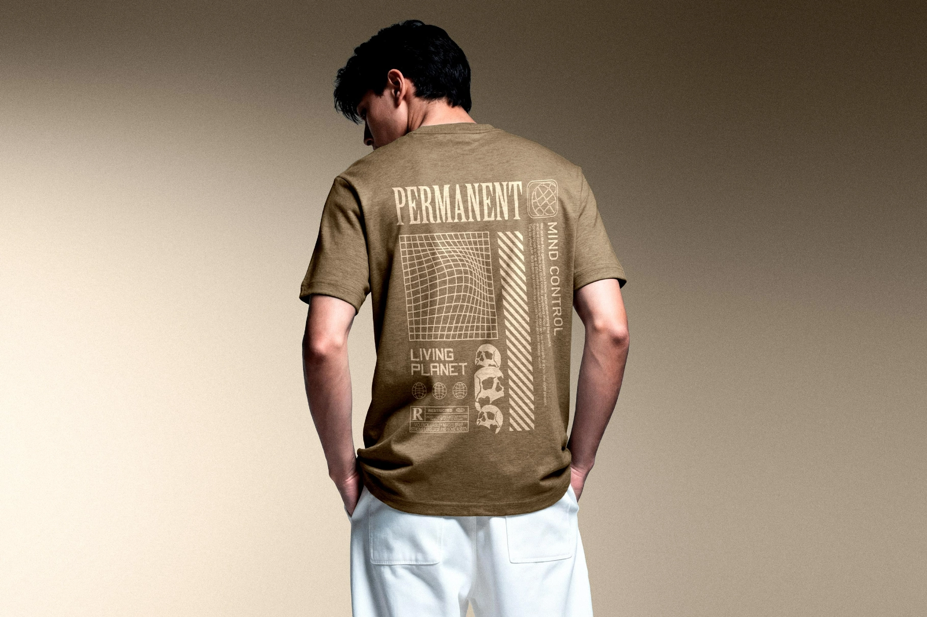 Man In T-Shirt Mockup