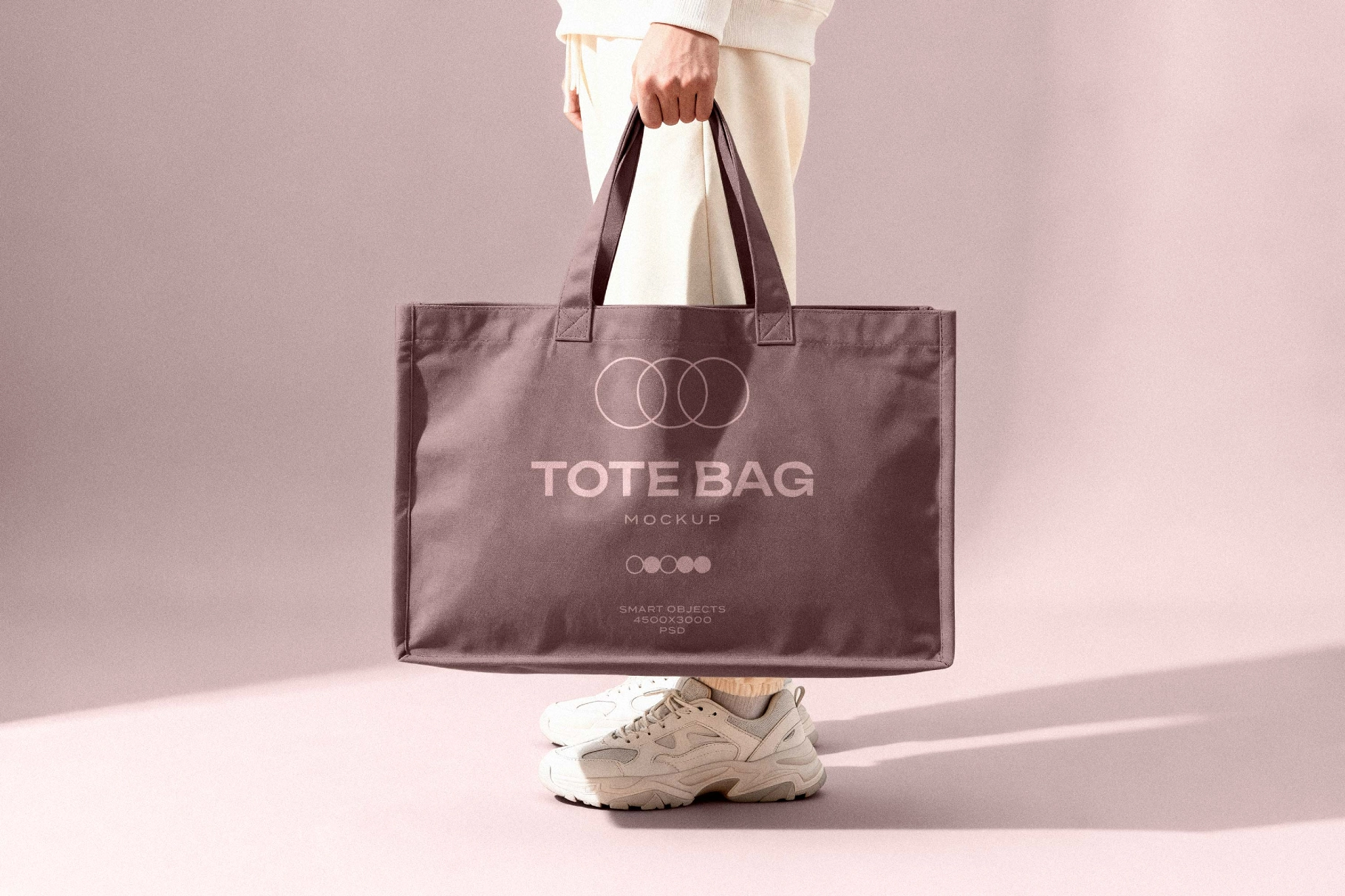Large Tote Bag Mockup
