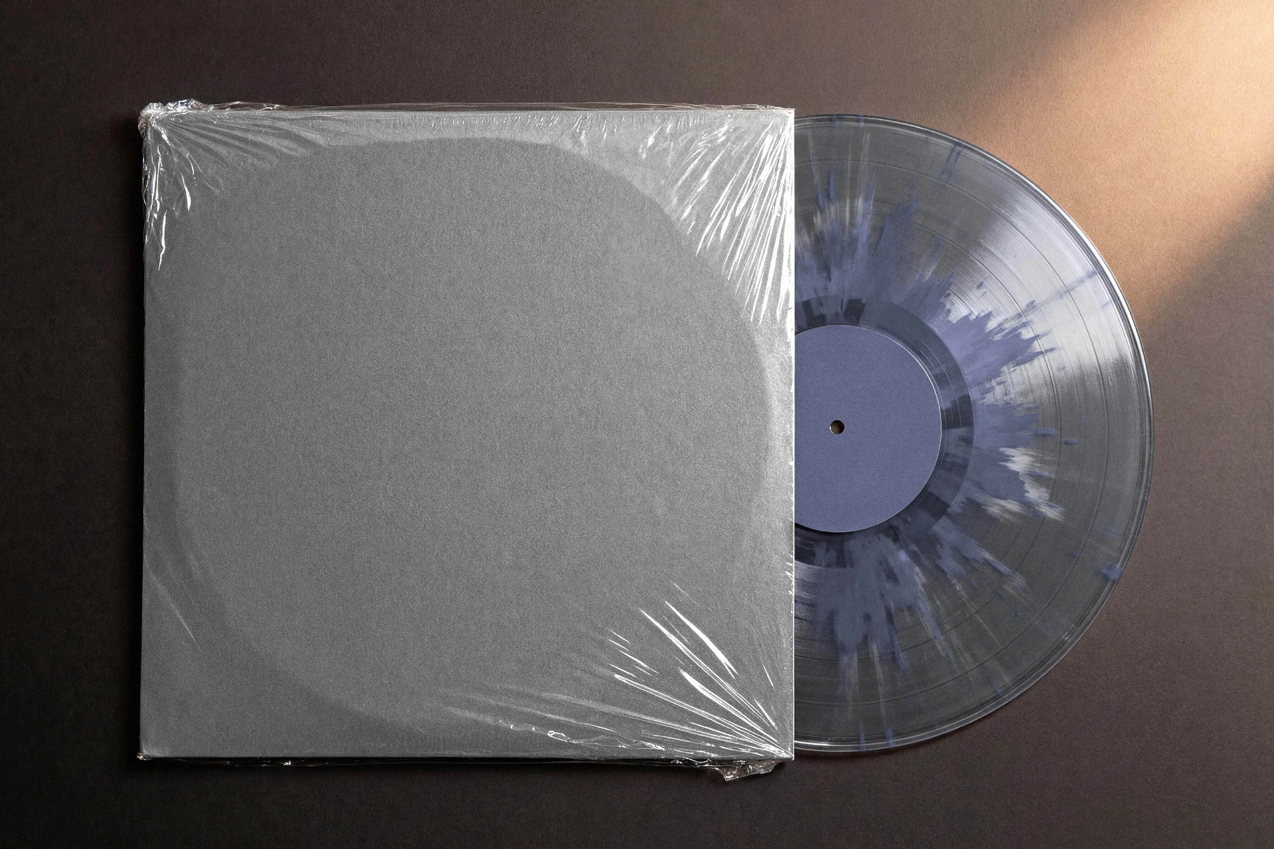 Top-View Vinyl Cover Mockup