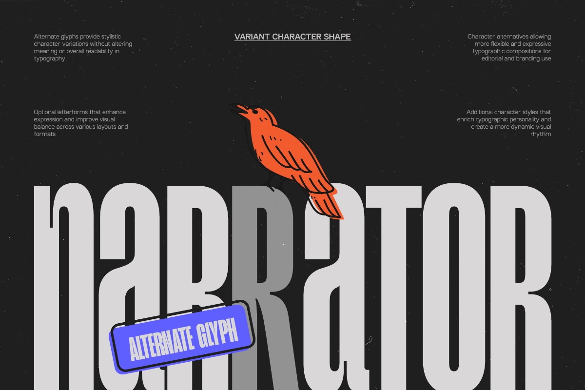 GC Magnu - Inktrap Condensed Display Font