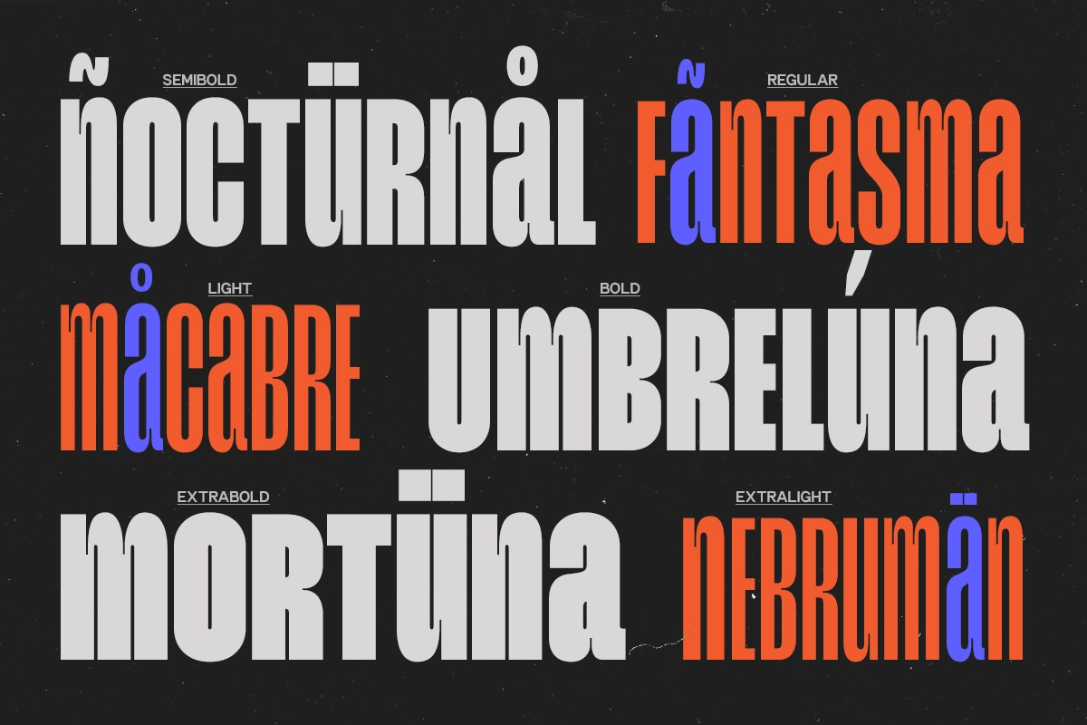 GC Magnu - Inktrap Condensed Display Font