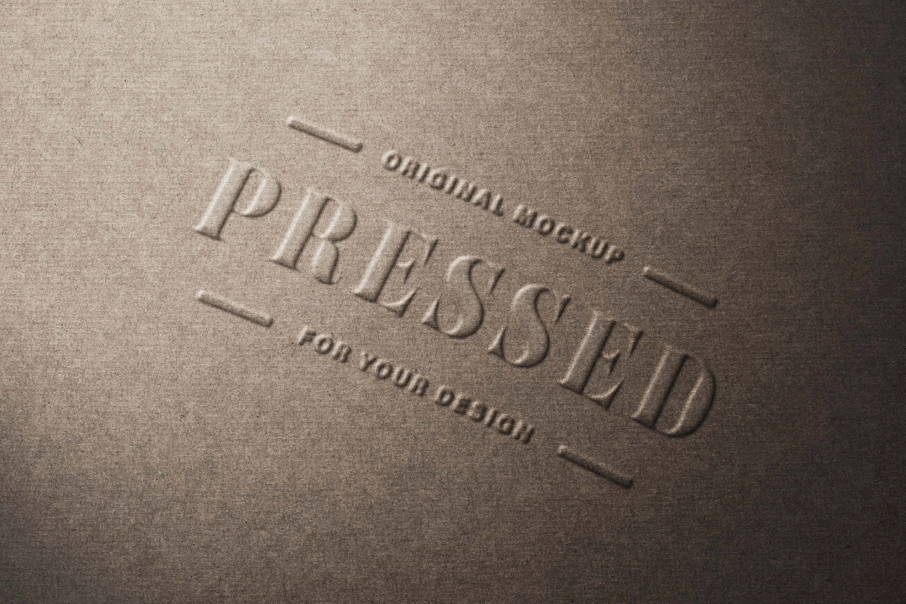 Pressed Paper Logo Mockup