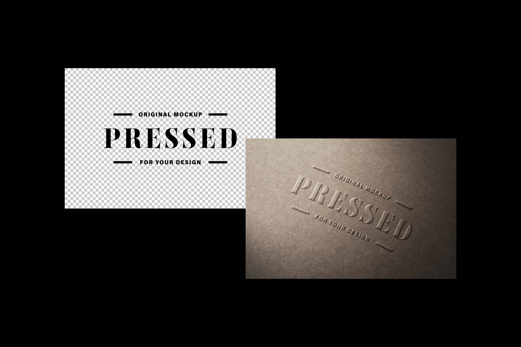 Pressed Paper Logo Mockup