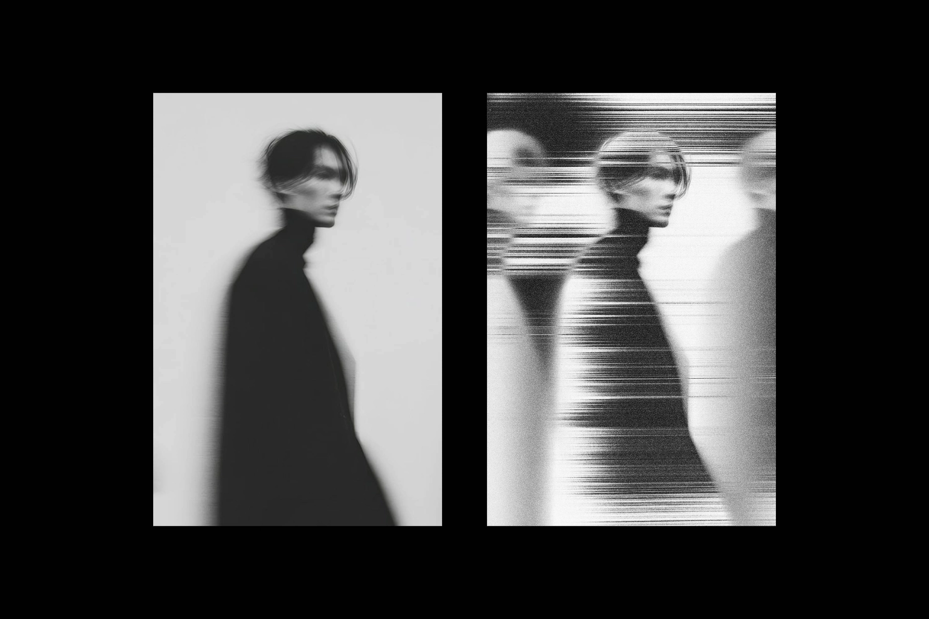 Ghosting Scan Poster Photo Effect