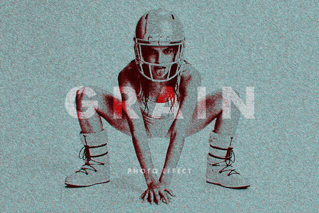 Grain Risograph Photo Effect